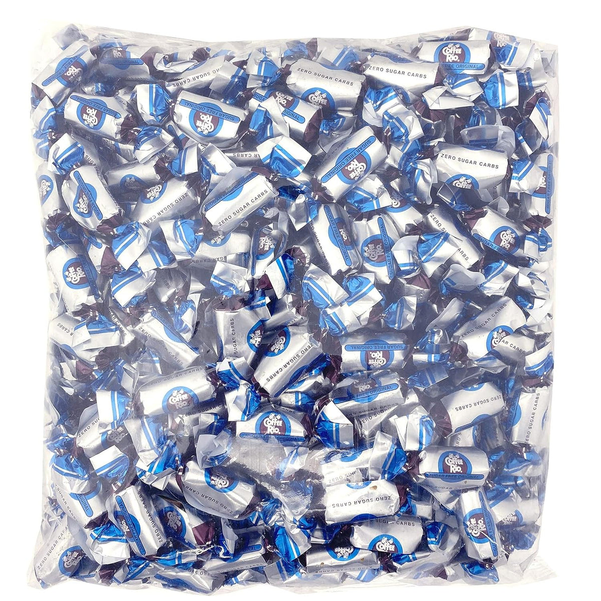 Coffee Rio Sugar Free Original Coffee Candy Bulk — 3 Pound Bag, Individually Wrapped, Kosher Certified