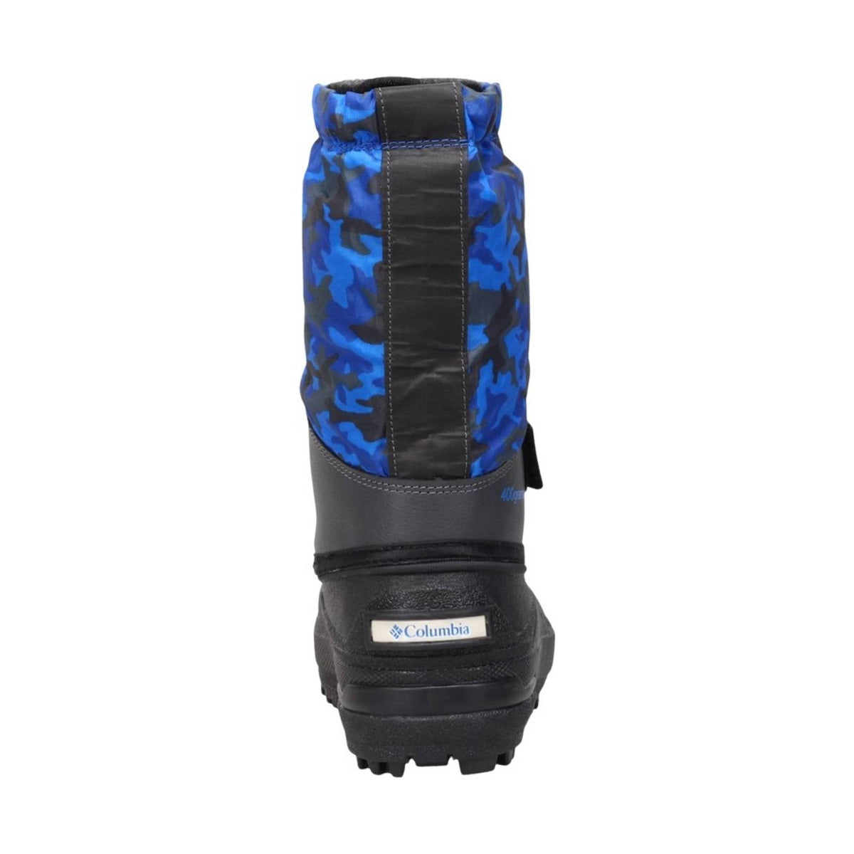 Columbia Kids' Powderbug Forty Print Winter Boots - Blue/Orange