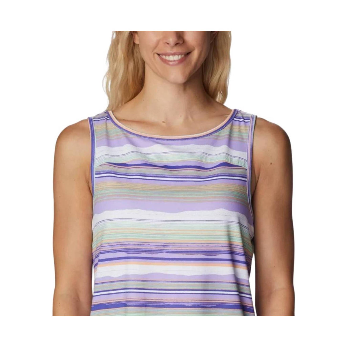 Columbia Women's Chill River Tank - Frosted Purple/ Pop Flora Tonal FINAL SALE!