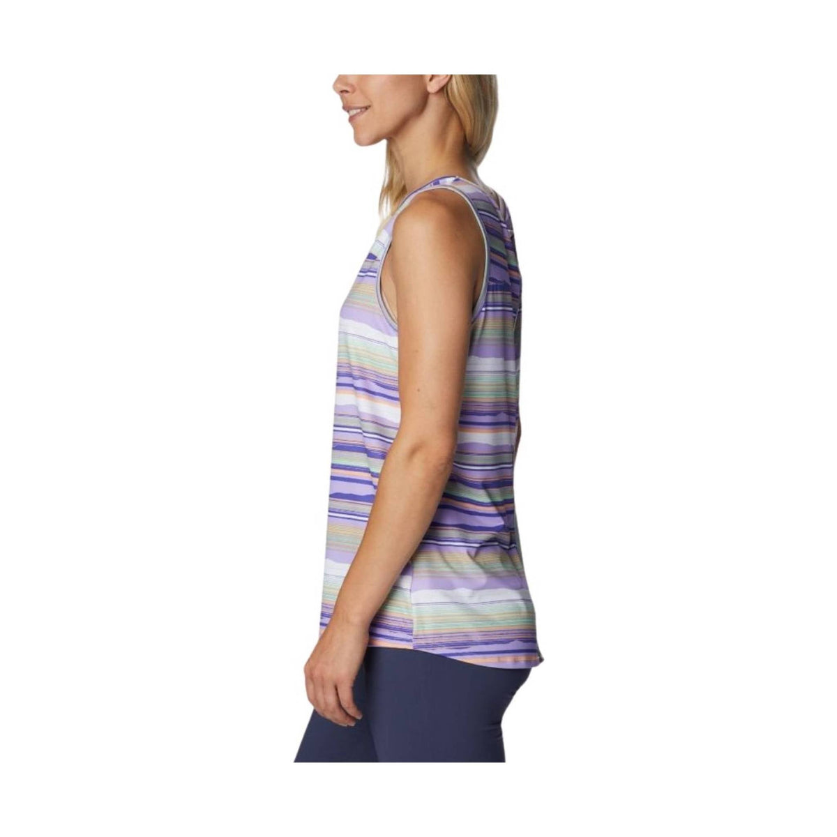 Columbia Women's Chill River Tank - Frosted Purple/ Pop Flora Tonal FINAL SALE!