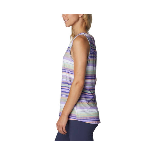 Columbia Women's Chill River Tank - Frosted Purple/ Pop Flora Tonal FINAL SALE!