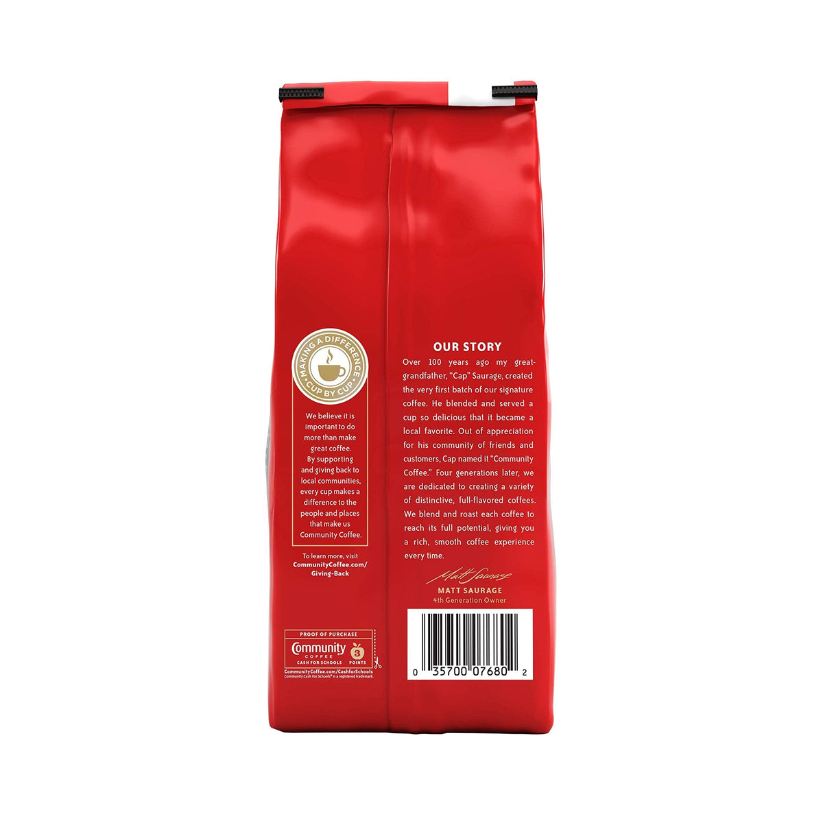 Community Coffee Café Special Decaf Ground Coffee, Medium-Dark Roast, 32oz Bag (Pack of 1)