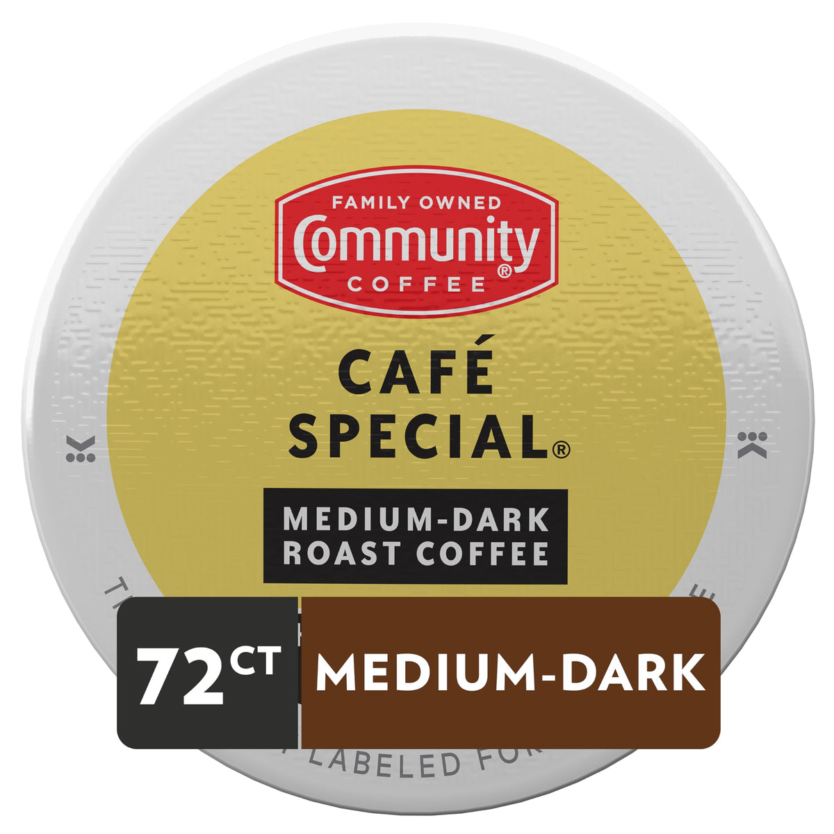 Community Coffee Café Special K-Cup Pods — Medium-Dark Roast, 12 Count x 6 (72 Cups)