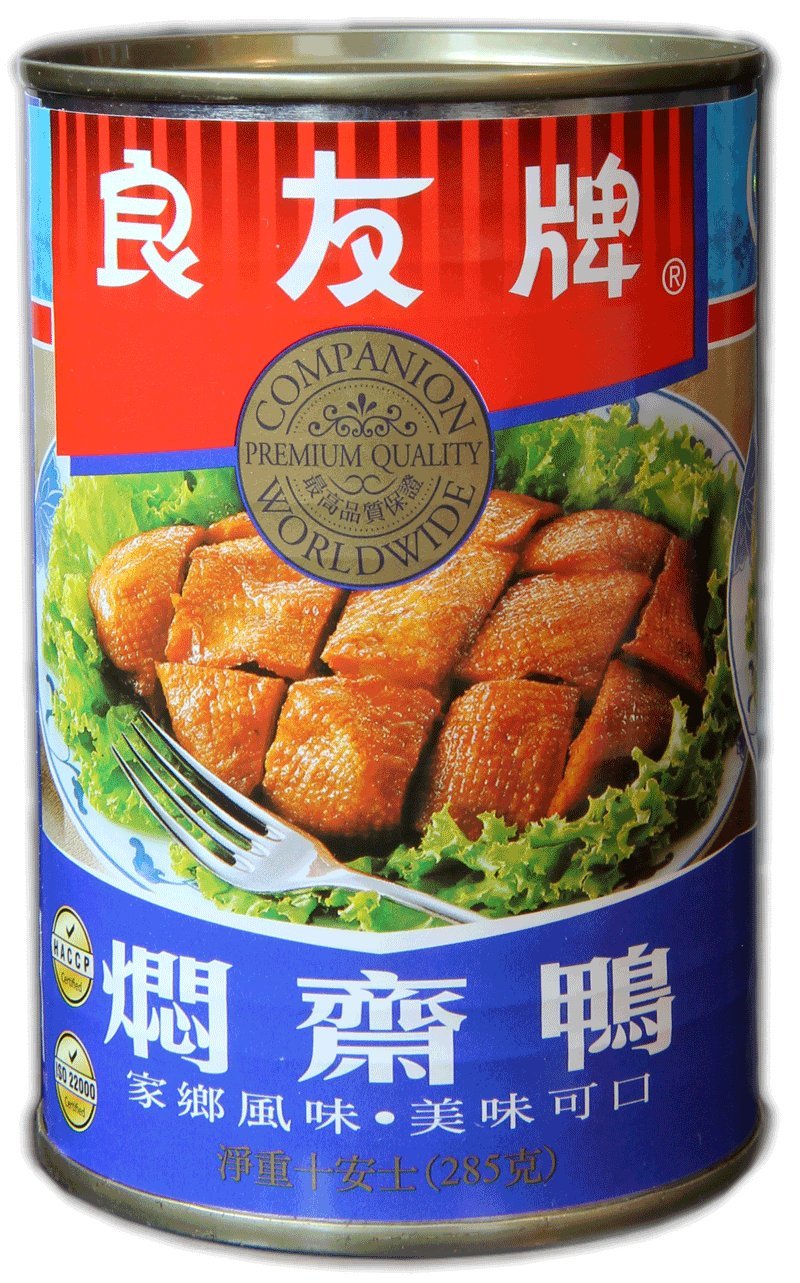 Companion Peking Vegetarian Roast Duck - 10 oz Cans (Pack of 12) | Plant-Based Mock Duck