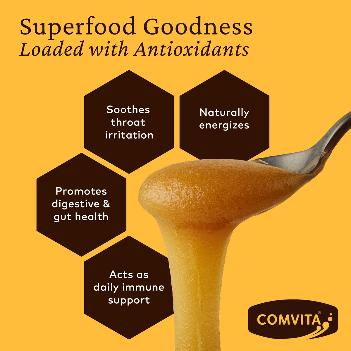 Comvita Manuka Honey UMF 5+ (MGO 83+) – Raw NZ Monofloral Honey, 1kg