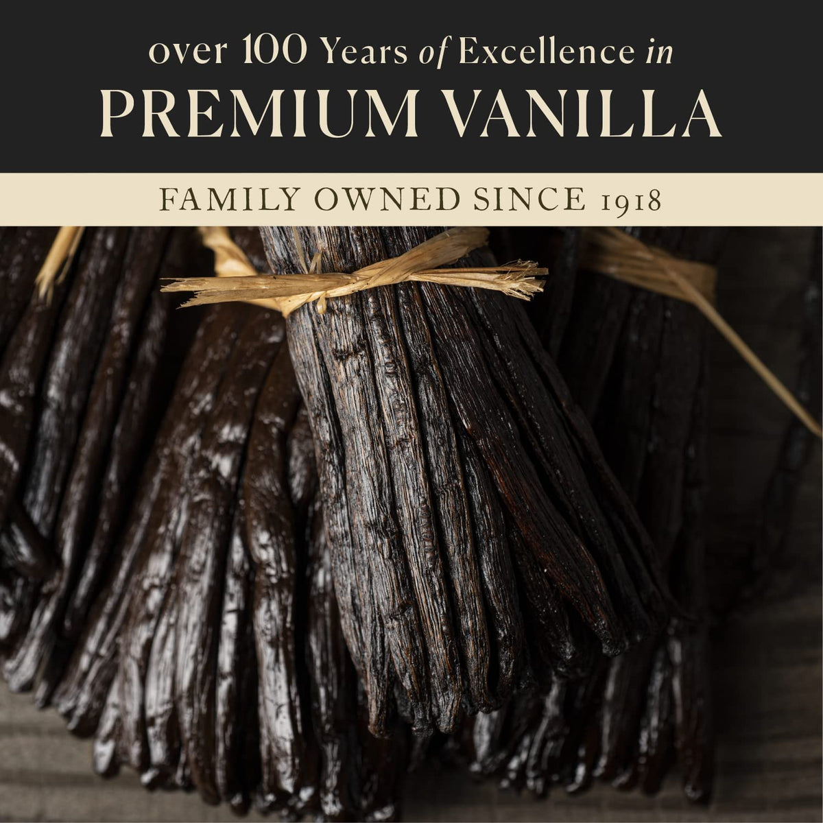 COOK'S 25 Organic Madagascar Vanilla Beans – Grade A Pods, Certified Organic for Extract & Baking
