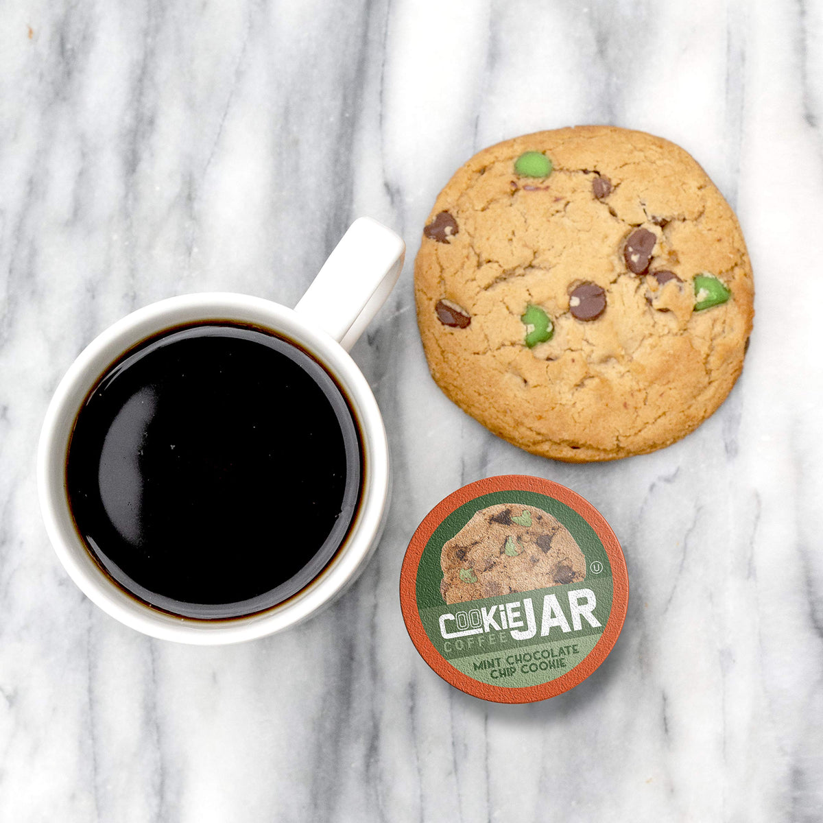 Cookie Jar Mint Chocolate Chip Coffee Pods for Keurig K-Cup, 40 Count