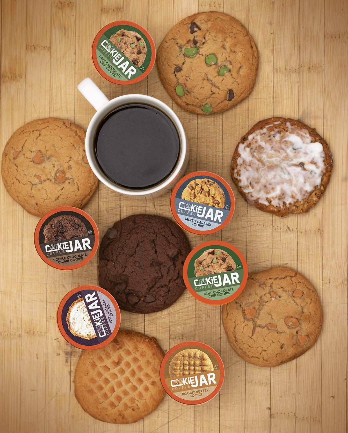 Cookie Jar Double Chocolate Chunk Coffee Pods for Keurig K-Cup Brewers, 40 Count