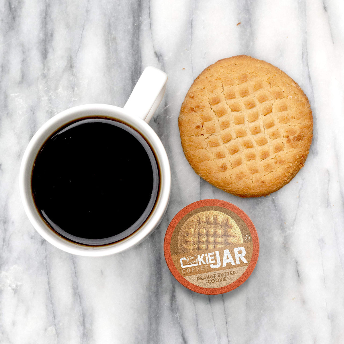 Cookie Jar Peanut Butter Coffee Pods – Keurig K-Cup Compatible, 40 Count