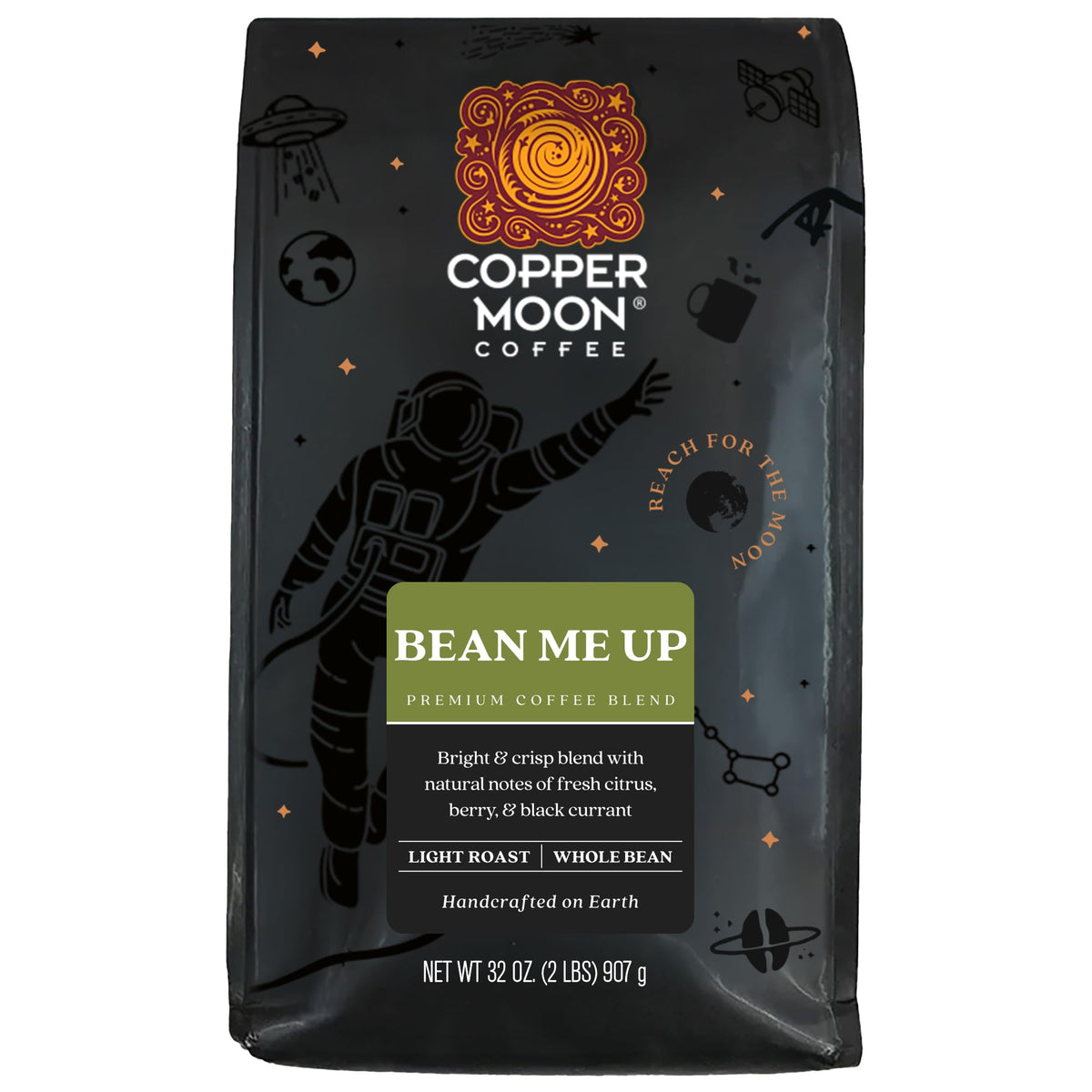 Copper Moon Bean Me Up Light Roast Whole Bean Coffee – 2 lb