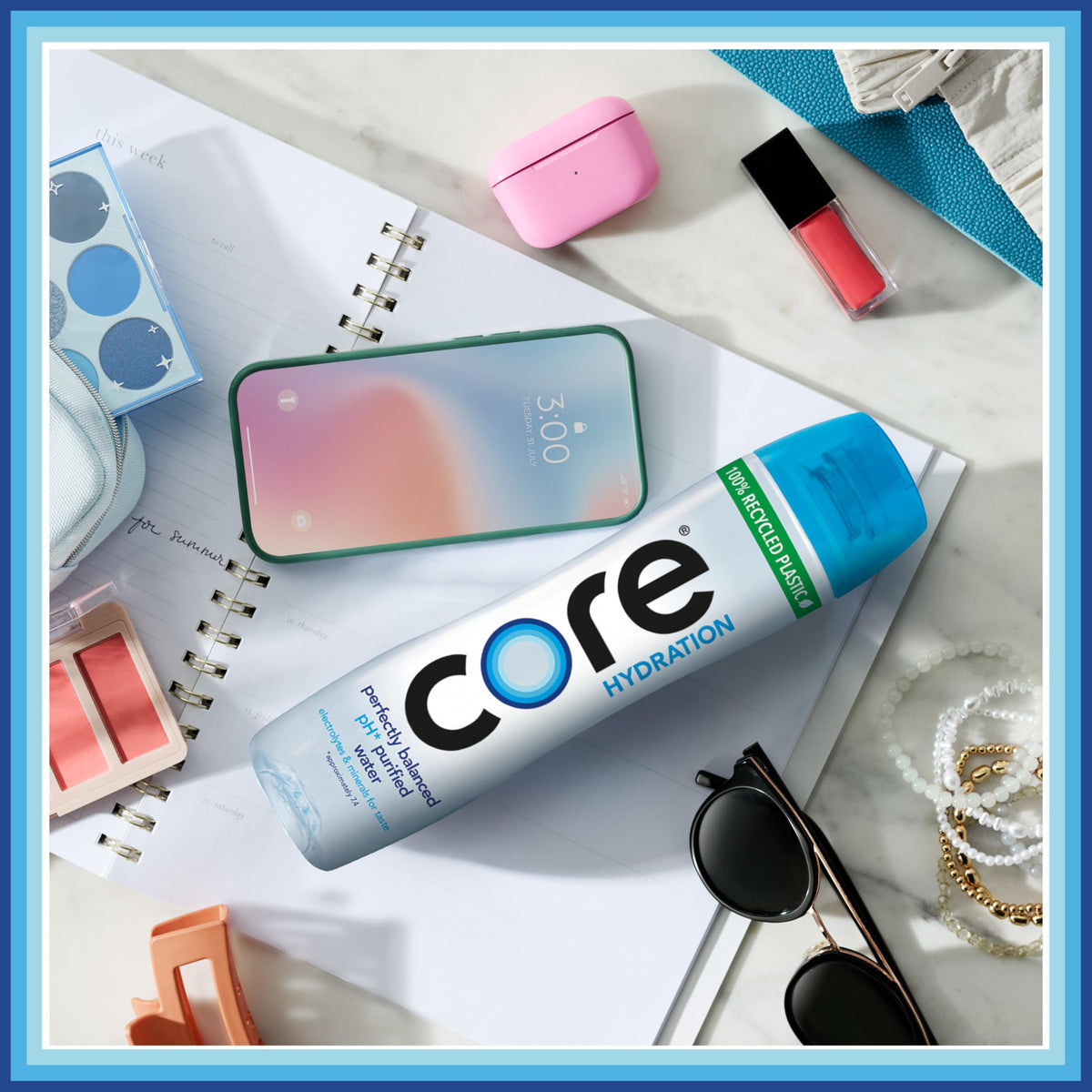 Core Hydration Balanced Water – 1.3 L Bottle (12-Pack)
