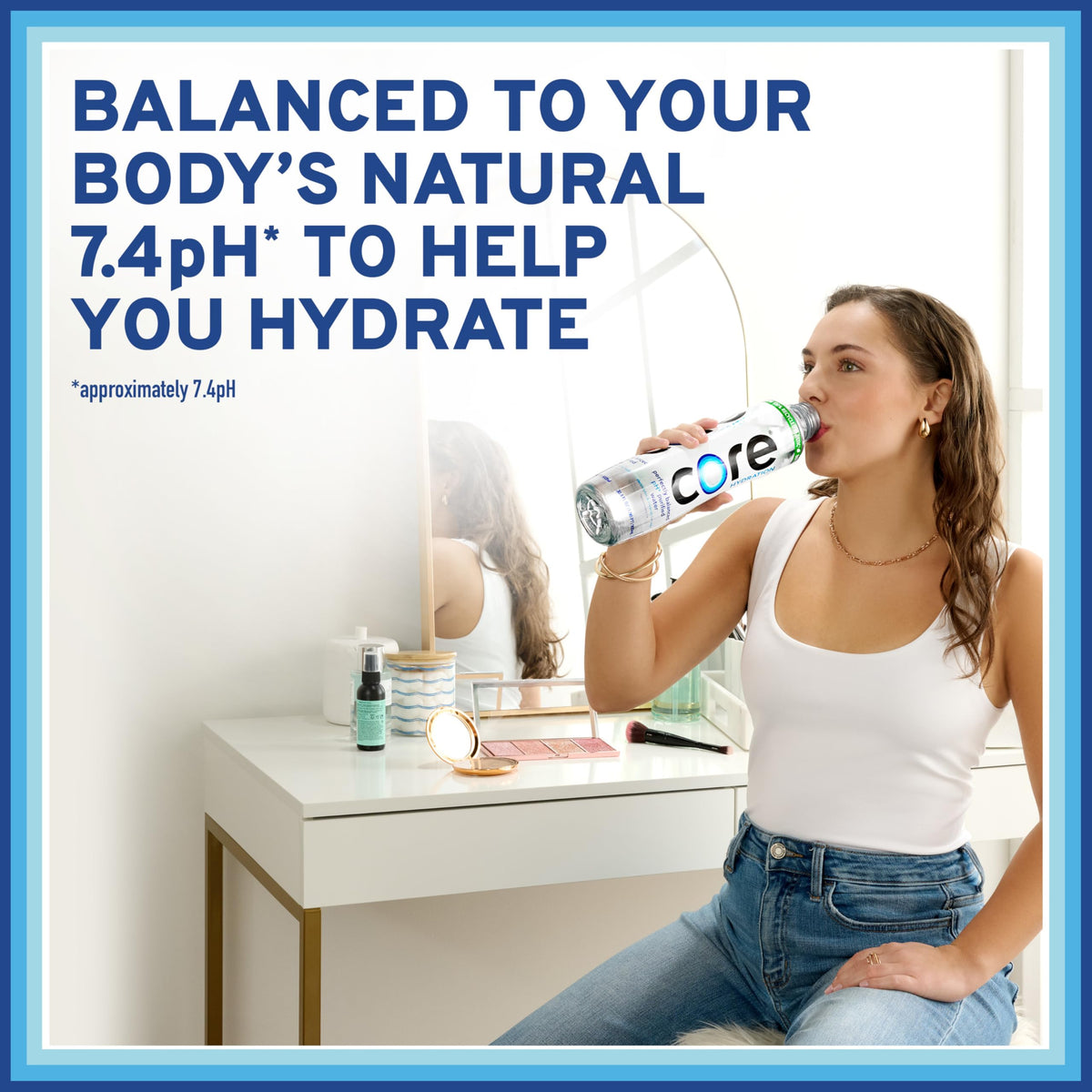 Core Hydration Balanced Water – 1.3 L Bottle (12-Pack)