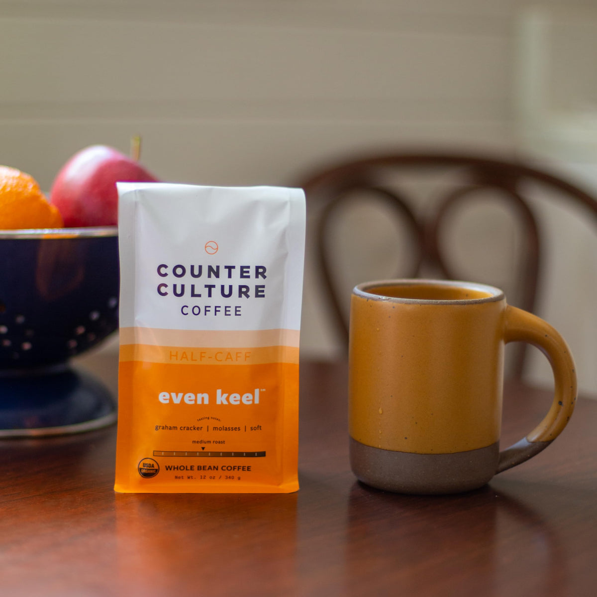 Counter Culture Coffee - Fresh Roasted Organic Whole Bean Coffee (Kosher) - Even Keel Double Pack