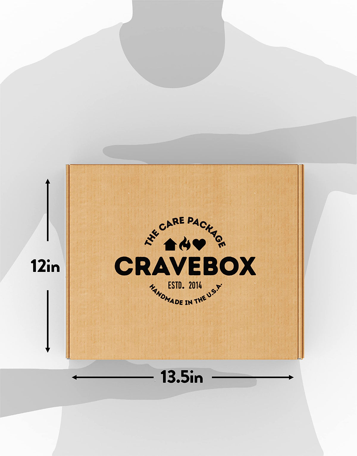 CRAVEBOX 110ct Snack Box Variety Pack for Adults — Gift Basket & College Care Package