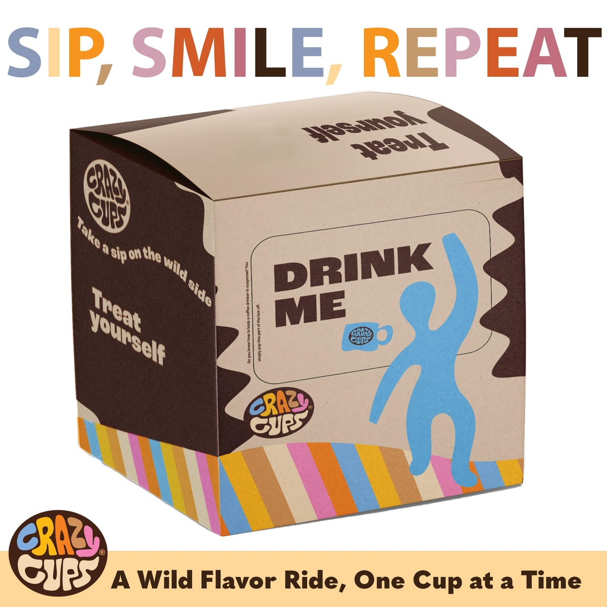Crazy Cups Seasonal Premium Hot Chocolate Variety Pack - 20 Single-Serve K-Cup Pods for Keurig