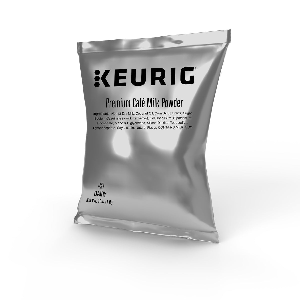 Keurig Premium Café Milk Powder – 1lb Bag for Lattes & Cappuccinos