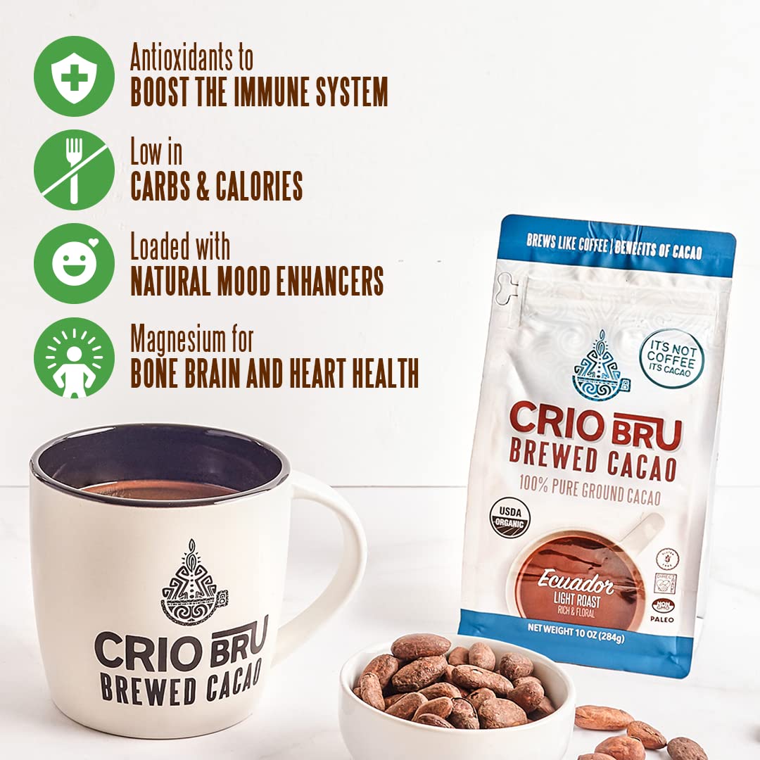 Crio Bru Highlander Grogg Roast Brewed Cacao Drink – 1.5lb