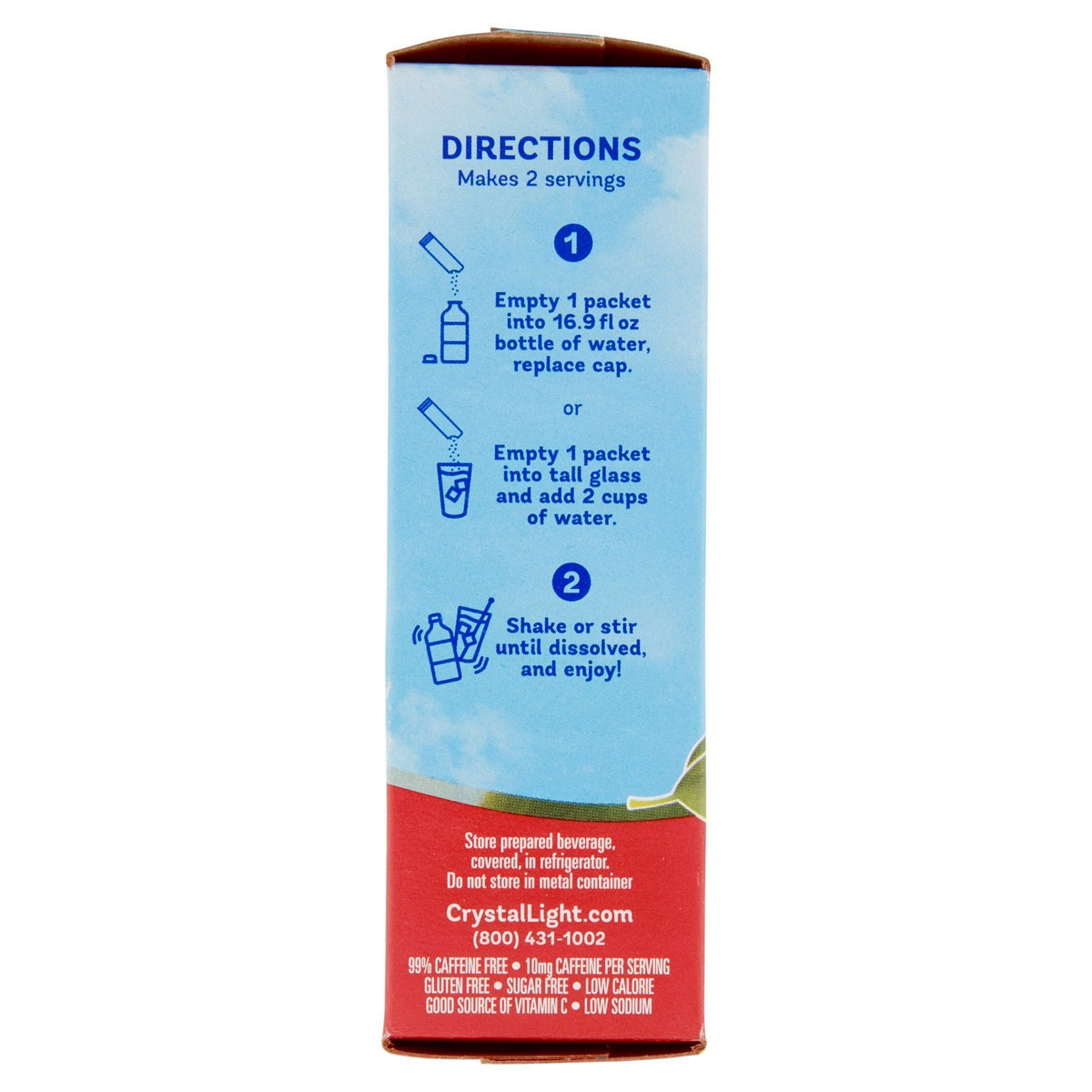 Crystal Light On The Go Raspberry Green Tea – 6 Boxes (10-Pack Each)