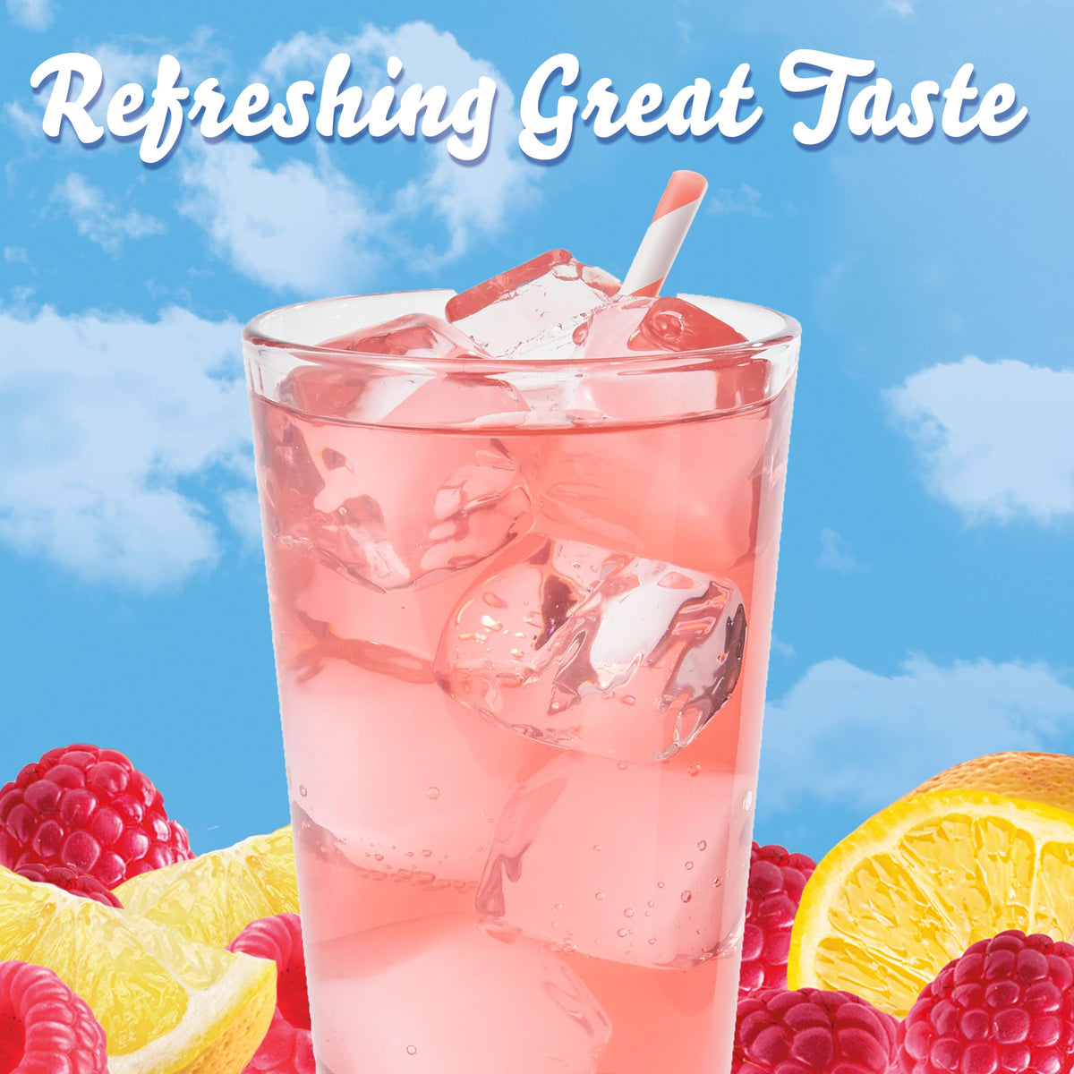 Crystal Light Raspberry Lemonade On-The-Go Drink Mix — 120 Pack Case, Zero Sugar, 10 Calories