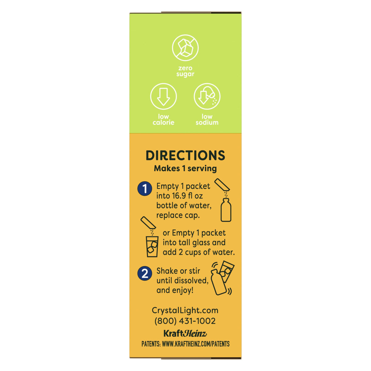Crystal Light Lemon Iced Tea On-the-Go Packets | 120 Count, 12 Boxes