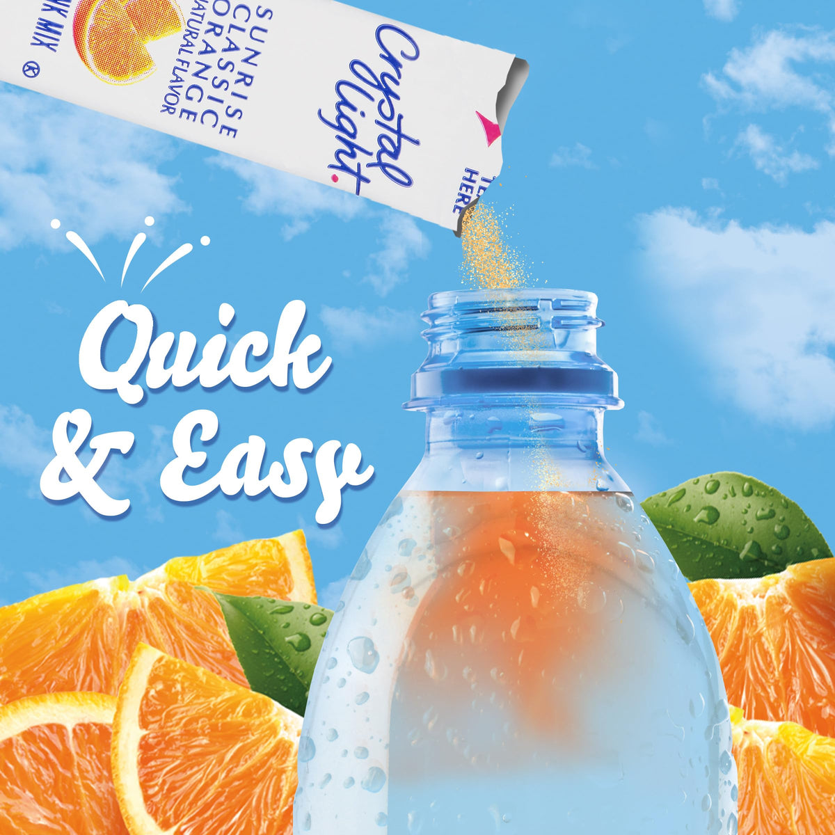 Crystal Light Sunrise Orange On-The-Go Sugar-Free Drink Mix – 120 Count