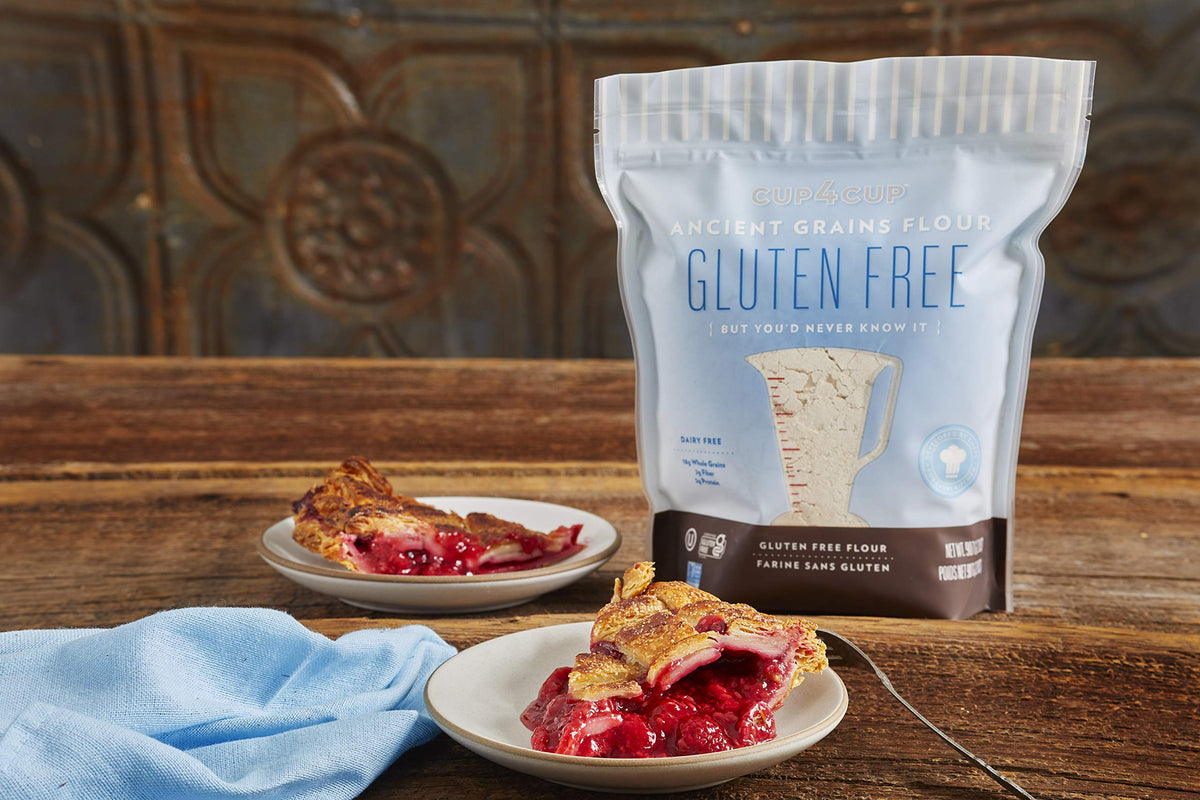 Cup4Cup Ancient Grains Flour – 1 lb, Gluten Free, 1:1 Substitution, Non-GMO, Kosher, USA Made
