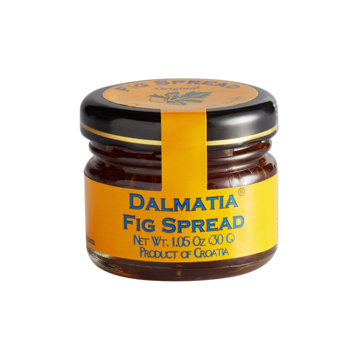Dalmatia Mini Fig Spread | All-Natural & Non-GMO | Croatia 1.05 oz Mini Jars (Pack of 30)