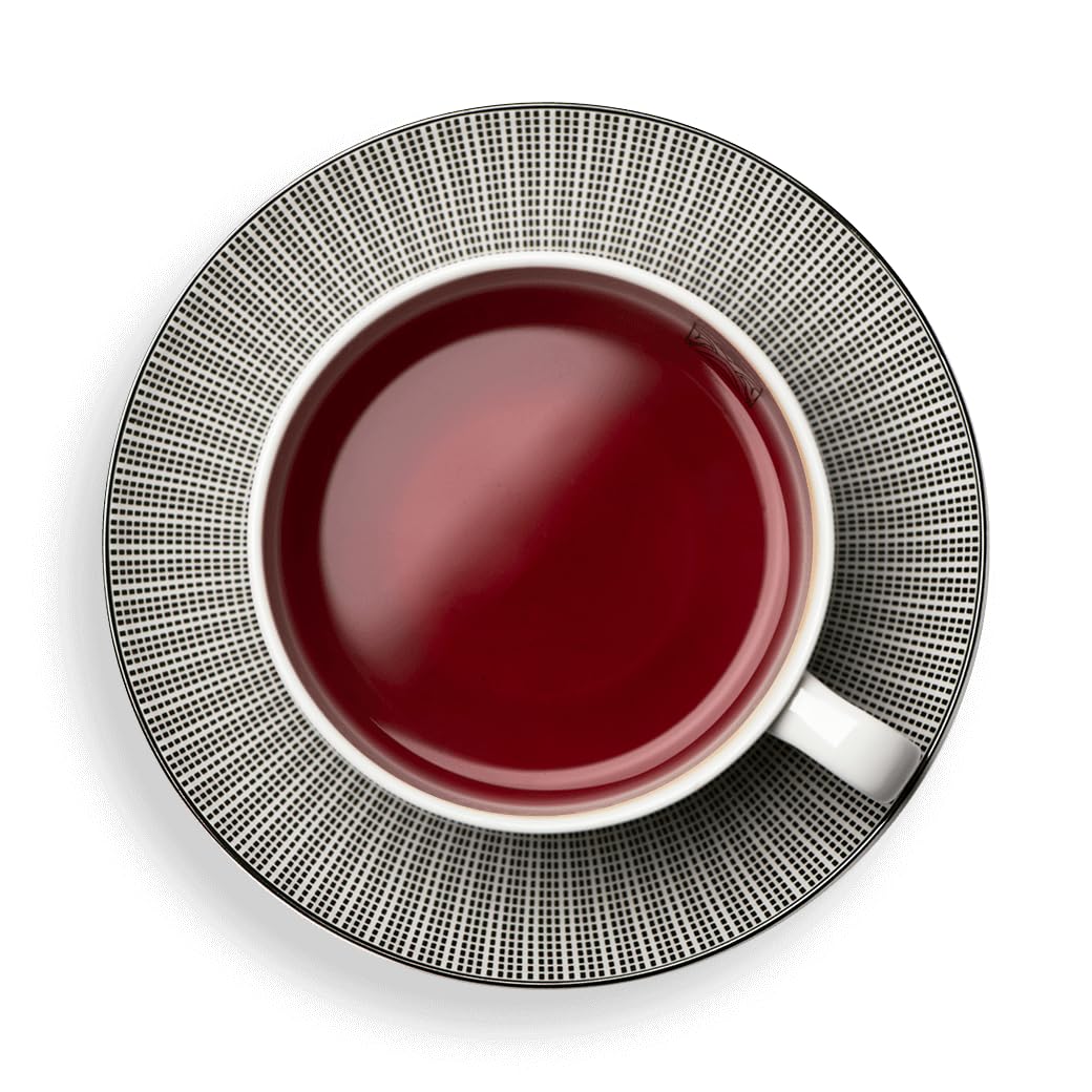 Dammann Freres Nuit d'été Tea Bags – Premium French Hibiscus & Berry Herbal Tea, 24 Ct