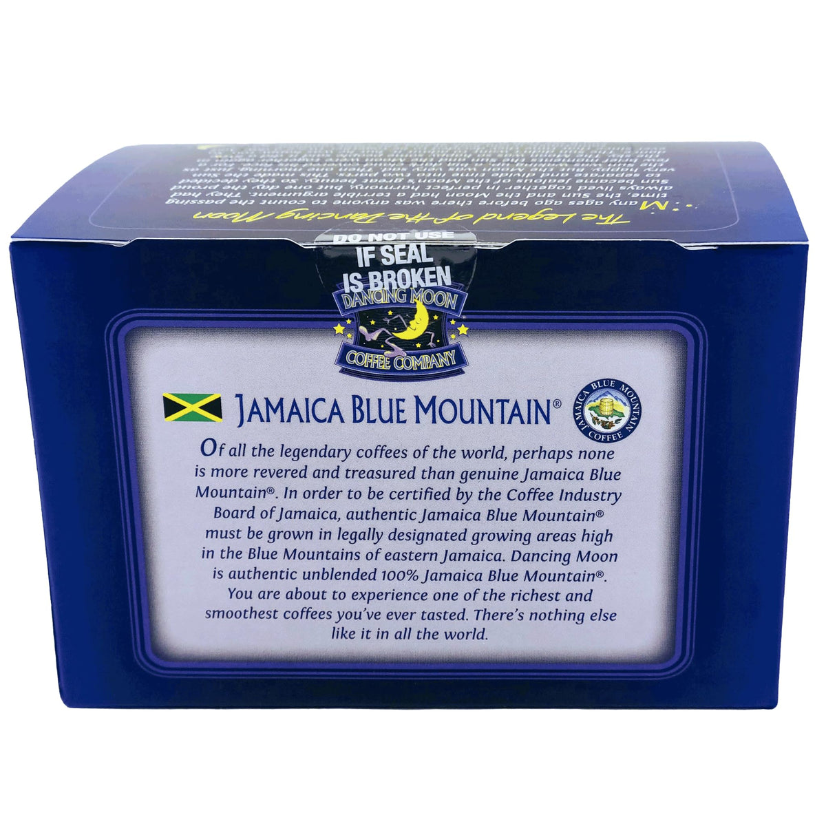 Dancing Moon Coffee Pods – Jamaica Blue Mountain Medium Roast | K-Cup Compatible, Small-Batch (2-pack, 24 cups) | Supports Military Charity