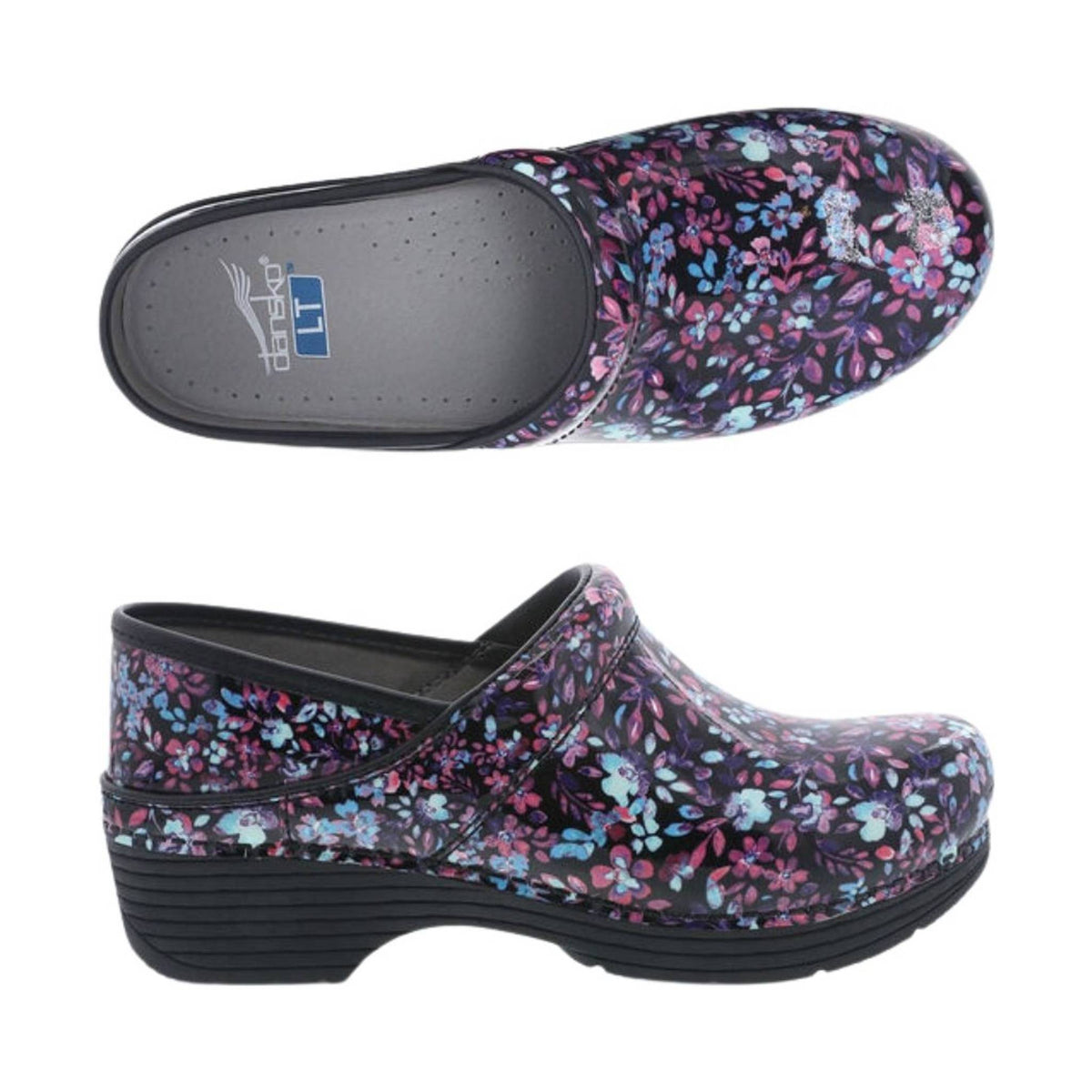 Dansko Women's Pro LT - Ditsy Floral Patent FINAL SALE