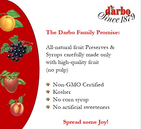 D'Arbo Premium Wild Lingonberry Sauce – 14.1 oz x6 | 60% Fruit Content | Delicate Tangy Sweetness