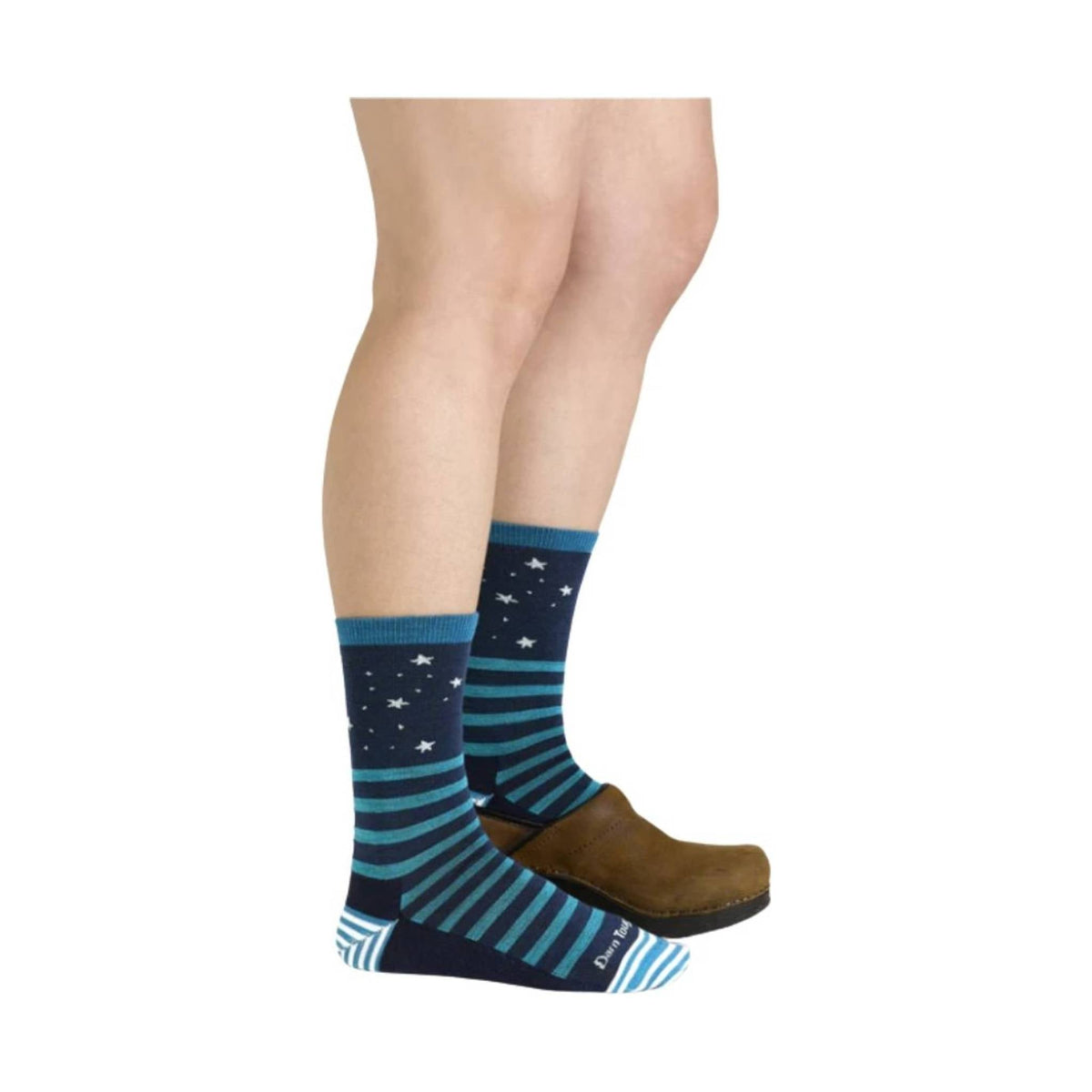 Darn Tough Vermont Women's Lightweight Lifestyle Animal Haus Crew - Eclipse