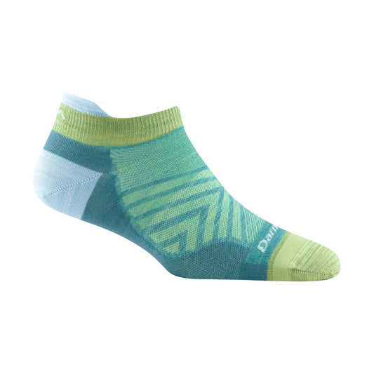 Darn Tough Vermont Women's Ultra-Lightweight No Show Tab Running Sock - Aqua