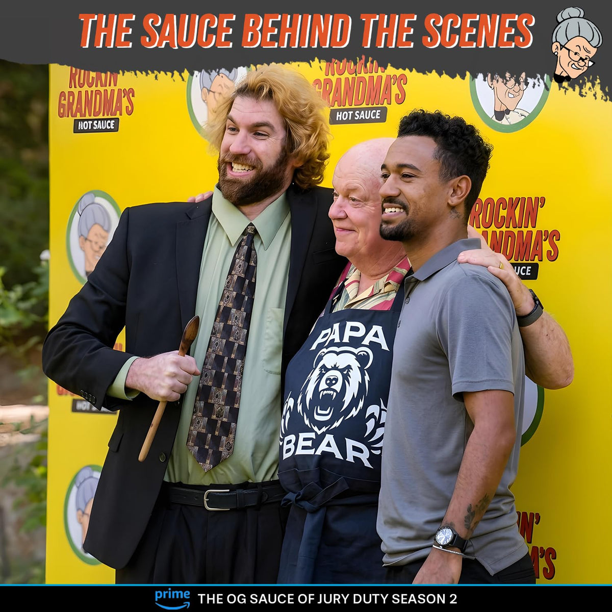 Rockin' Grandma's Sauce Variety Pack by Dave's Gourmet — 4 × 5 fl oz Bottles (Original, Smoky, Jamaican Jerk, Sweet) – As Seen on Jury Duty: Company Retreat
