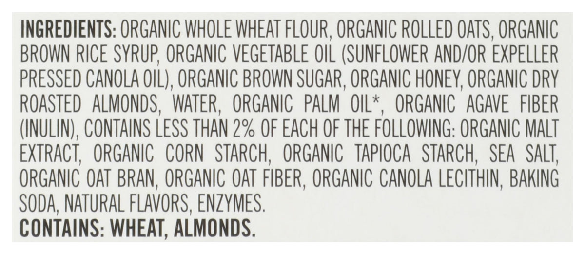 Dave's Killer Bread Organic Snack Bar – Oat-Rageous Honey Almond, 22g Whole Grains, 6-pack