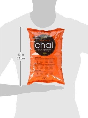 David Rio Tiger Spice Chai – Two 4 lb Bags | Premium Black Tea Latte Mix