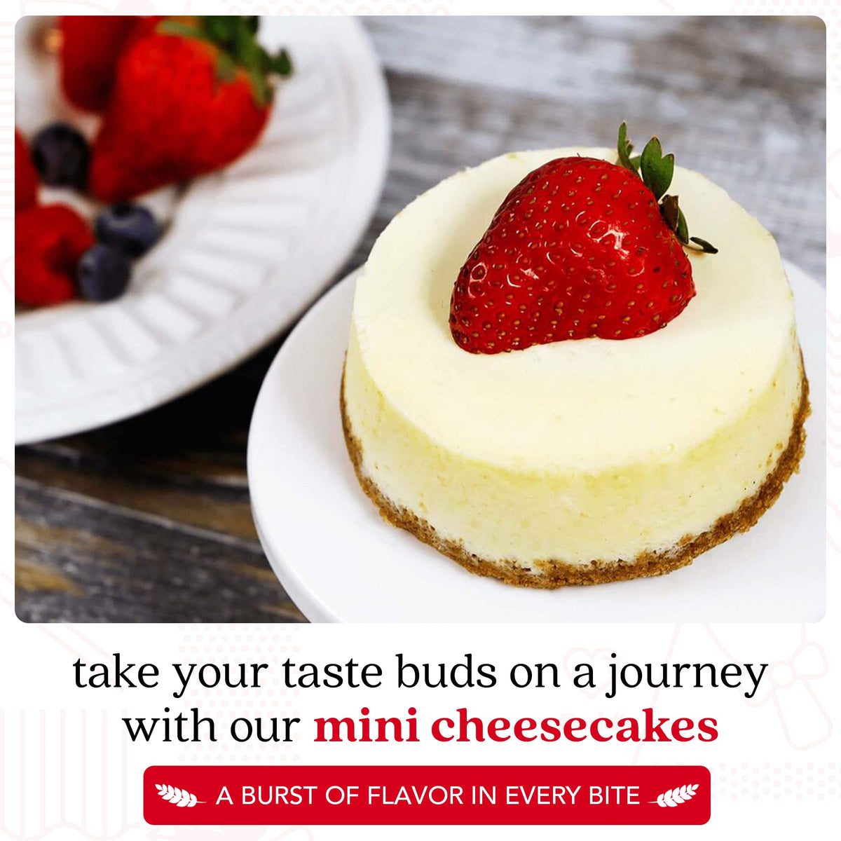 David’s Cookies New York Mini Cheesecakes – Creamy Six-Piece Dessert (6 pcs)