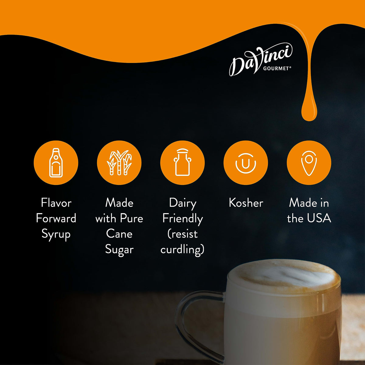 DaVinci Gourmet Classic Butterscotch Syrup, 25.4 oz (Pack of 4)