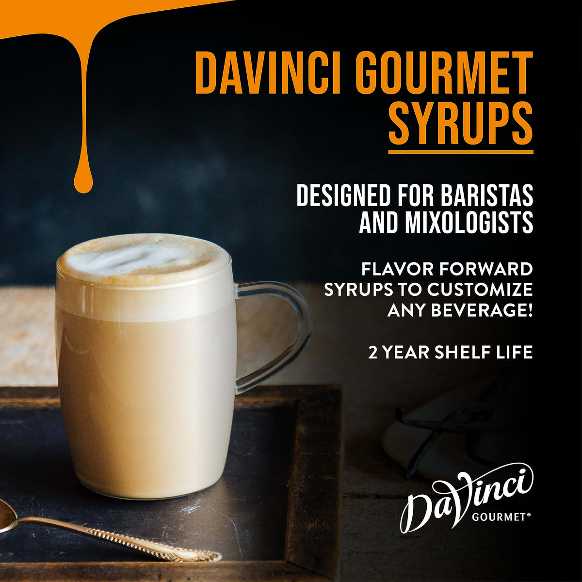 DaVinci Gourmet Classic Cherry Syrup, 25.4 oz (Pack of 4) – Rich Cherry Flavor for Coffee, Drinks & Desserts