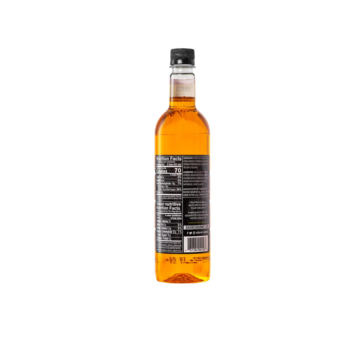 DaVinci Gourmet Classic Mango Syrup – 25.4 fl oz (Pack of 4)
