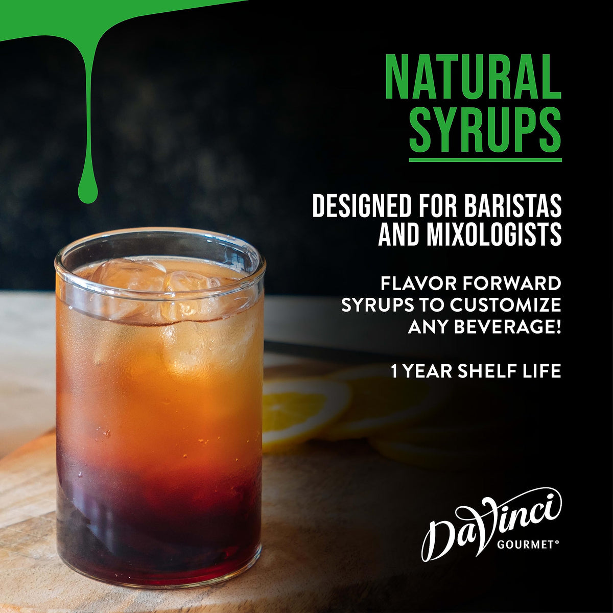 DaVinci Gourmet Lavender Syrup — Pack of 4, 25.4 fl oz each | Premium Floral Syrup for Coffee, Lemonade & Tea