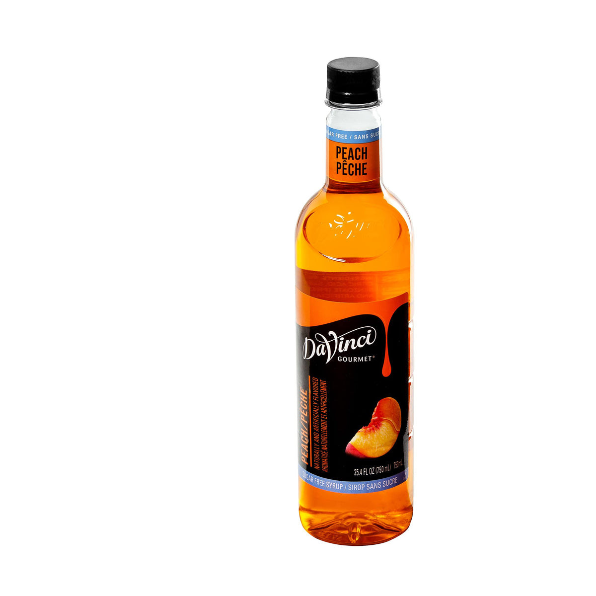 DaVinci Gourmet Sugar-Free Peach Syrup, 25.4 oz – Pack of 4