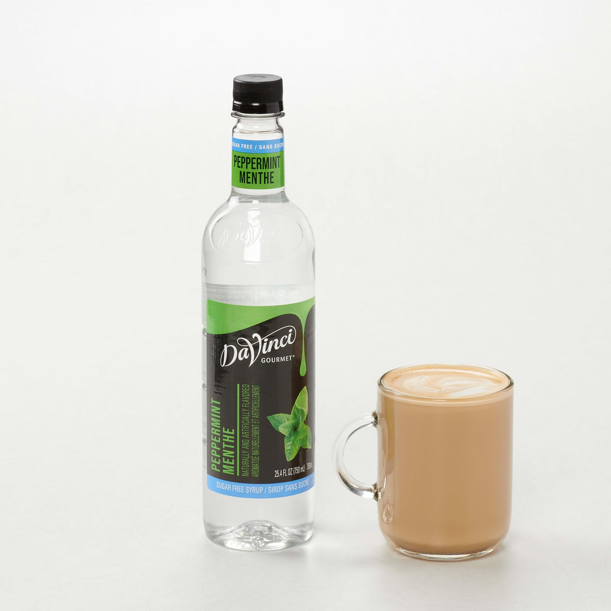 DaVinci Gourmet Sugar-Free Peppermint Syrup – 25.4 fl oz, Pack of 4