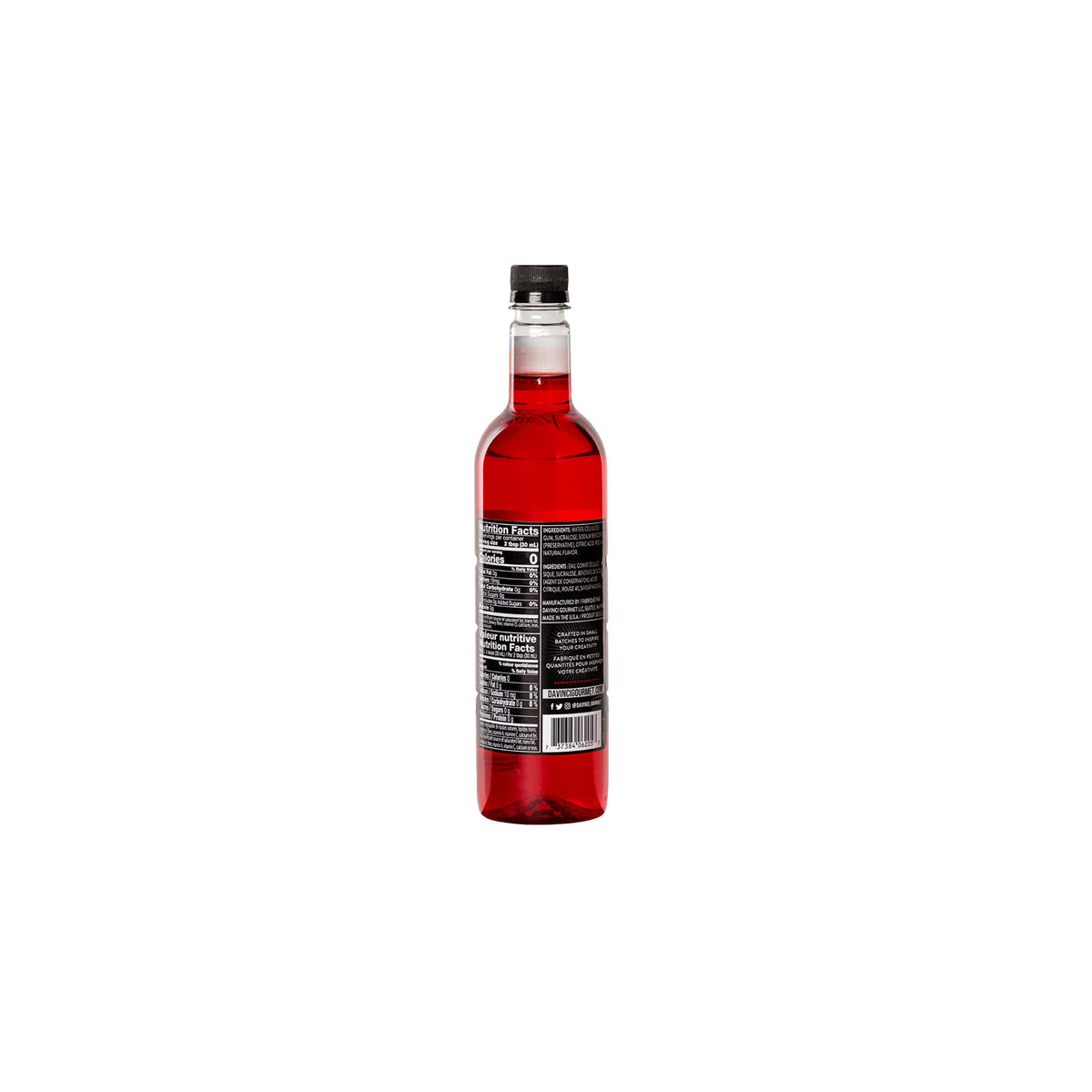 DaVinci Gourmet Sugar-Free Strawberry Syrup, 25.4 oz (Pack of 4) | Sugar-Free Berry Flavor
