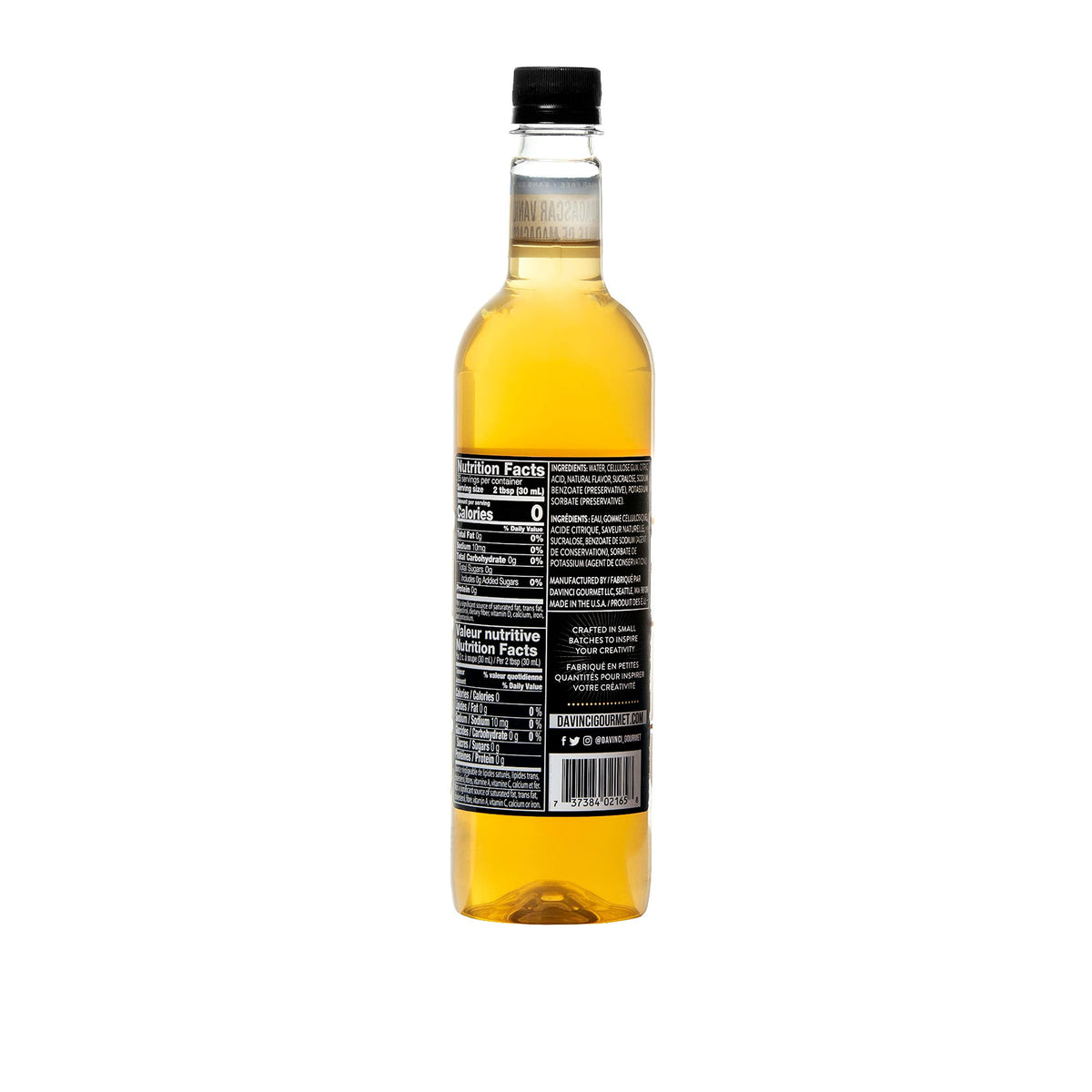 DaVinci Gourmet Sugar-Free Madagascar Vanilla Syrup – 25.4 fl oz (Pack of 4)