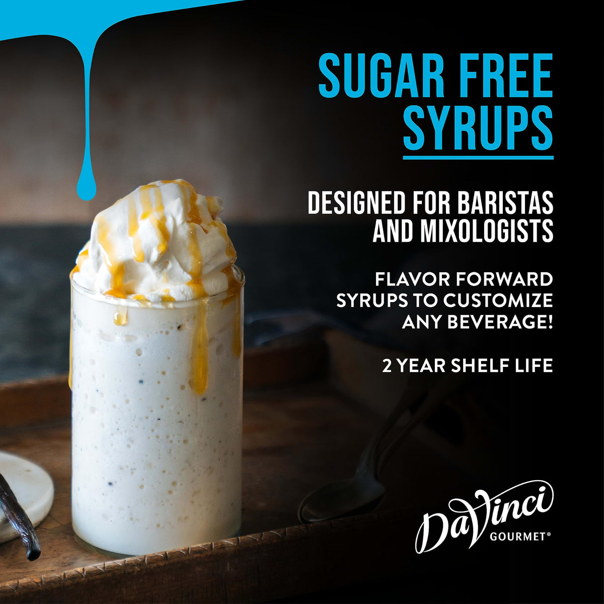 DaVinci Gourmet Sugar-Free Madagascar Vanilla Syrup – 25.4 fl oz (Pack of 4)