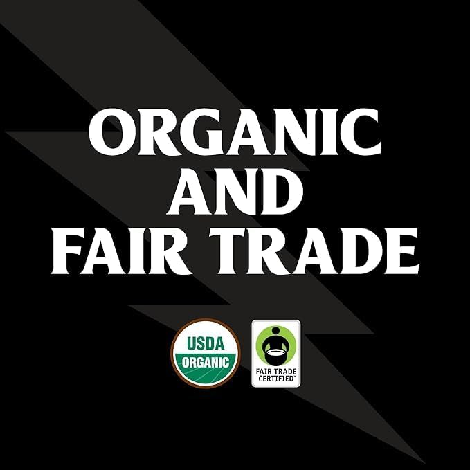 Death Wish Coffee - Light Roast Whole Bean, Organic & Fair Trade (2 Pack)