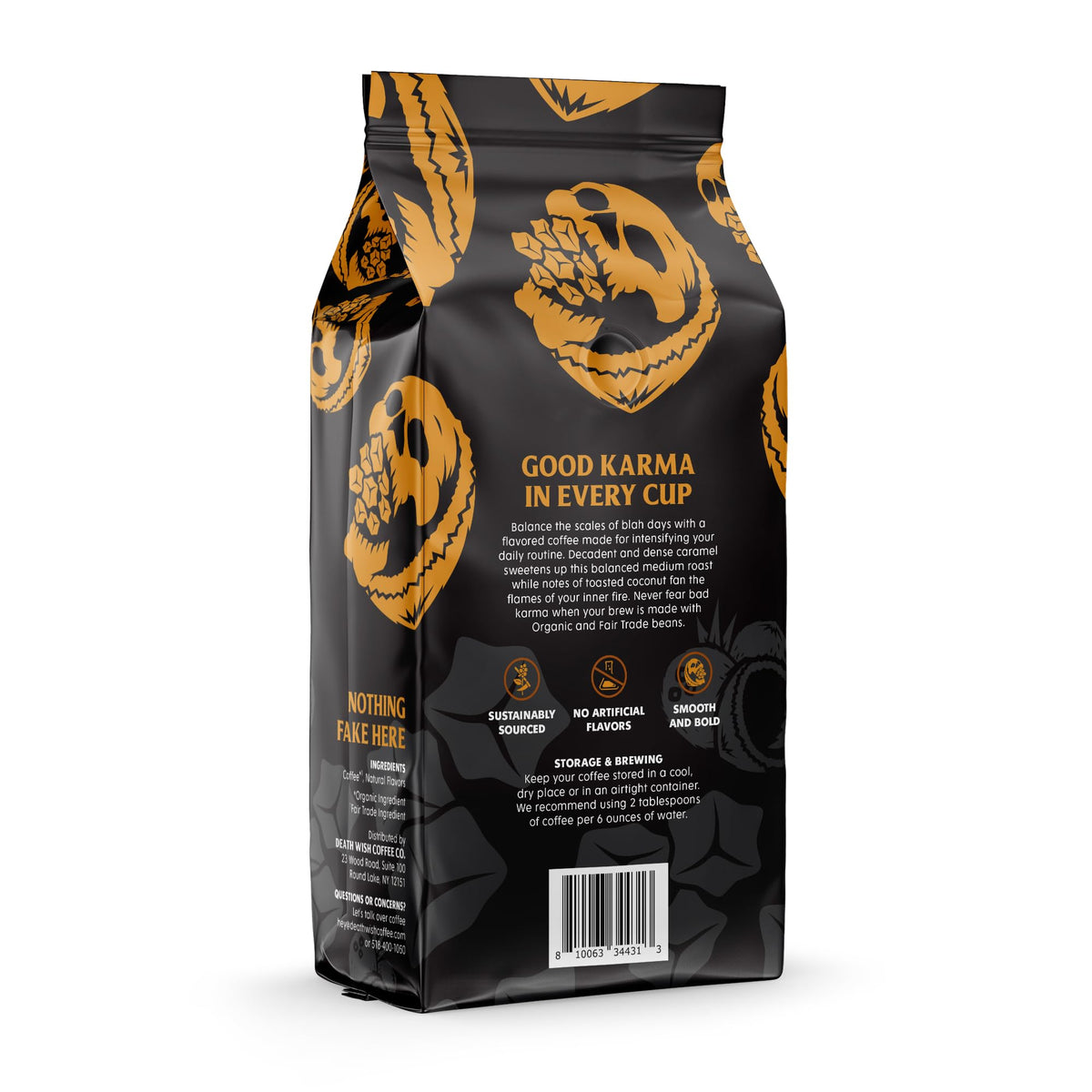 Death Wish Coffee Coconut Caramel Ground Coffee - 27 Ounces
