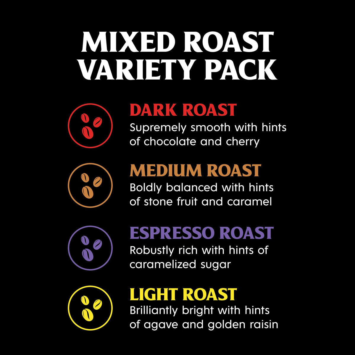 Death Wish Coffee – Mixed Roast Single-Serve Pods Variety Pack (60 Count)