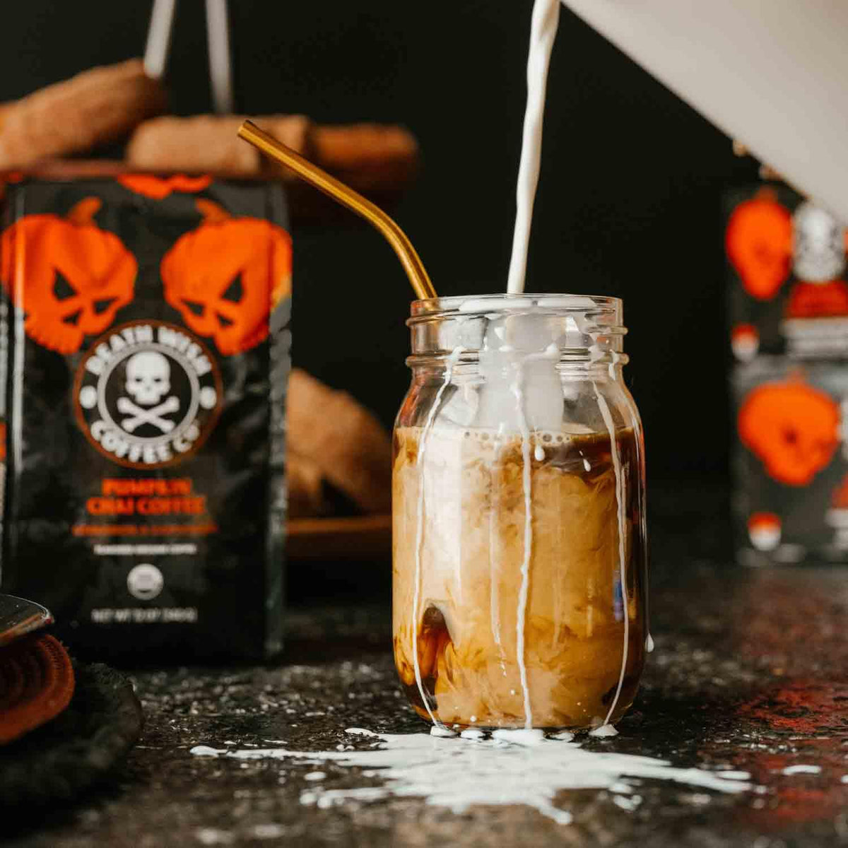 Death Wish Coffee Pumpkin Chai Pods – 30 Count, Keurig Compatible, Fair Trade, Bold Fall Flavor